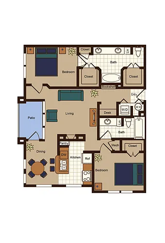 Floor plan C1PR