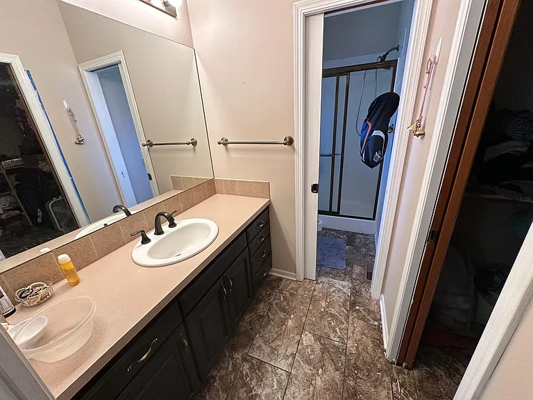 Master bedroom attached bathroom