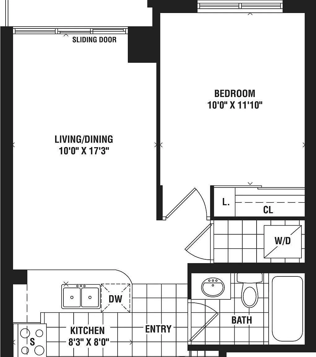 1 bed, $2,400 — Photo 1
