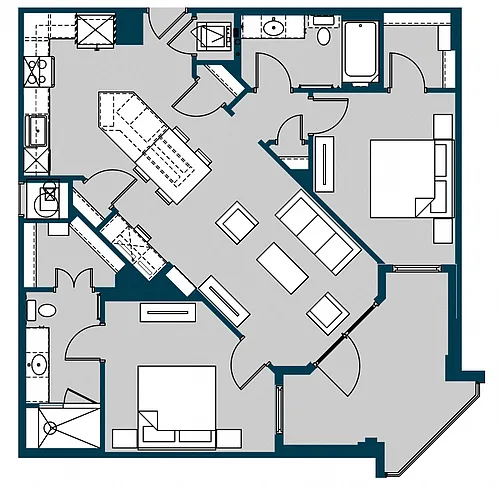 Floor plan B1