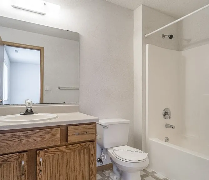 Functional bathrooms provide a simple, comfortable space to refresh and reset throughout the day.