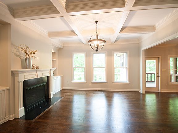 Great Room Coffered Ceiling