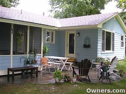Back patio and screen porch