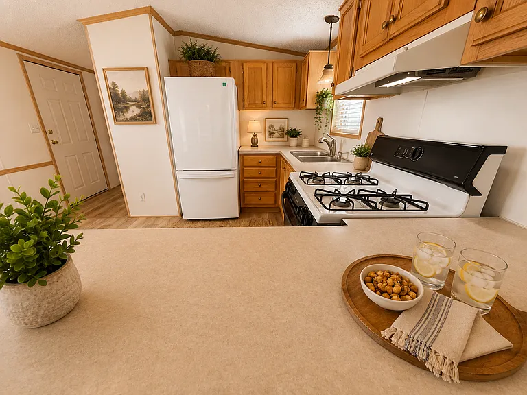 Staged Kitchen