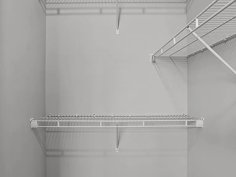 Walk-in closet in every bedroom