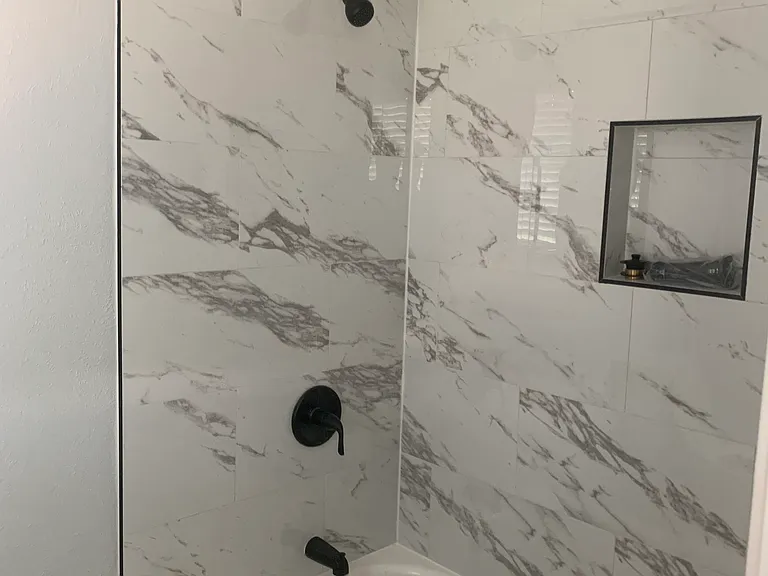 9. Master bath-SmartToilet with Bidet and relaxing soaking-tub bath with new ceramic tile surround