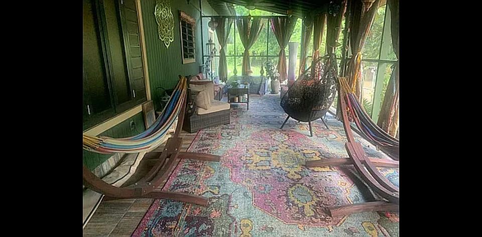 Screened in. Sunset Coqui's.