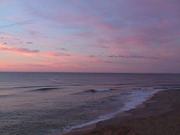 Sunset at Cahoon Hollow.