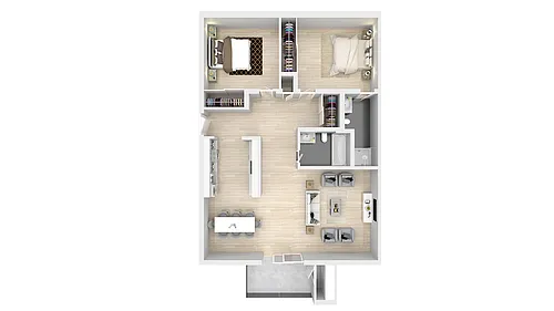 Floor plan 2x2 Dn