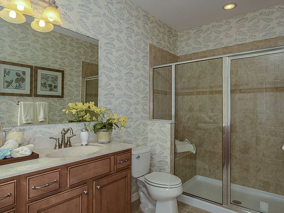 Spacious owner's bath