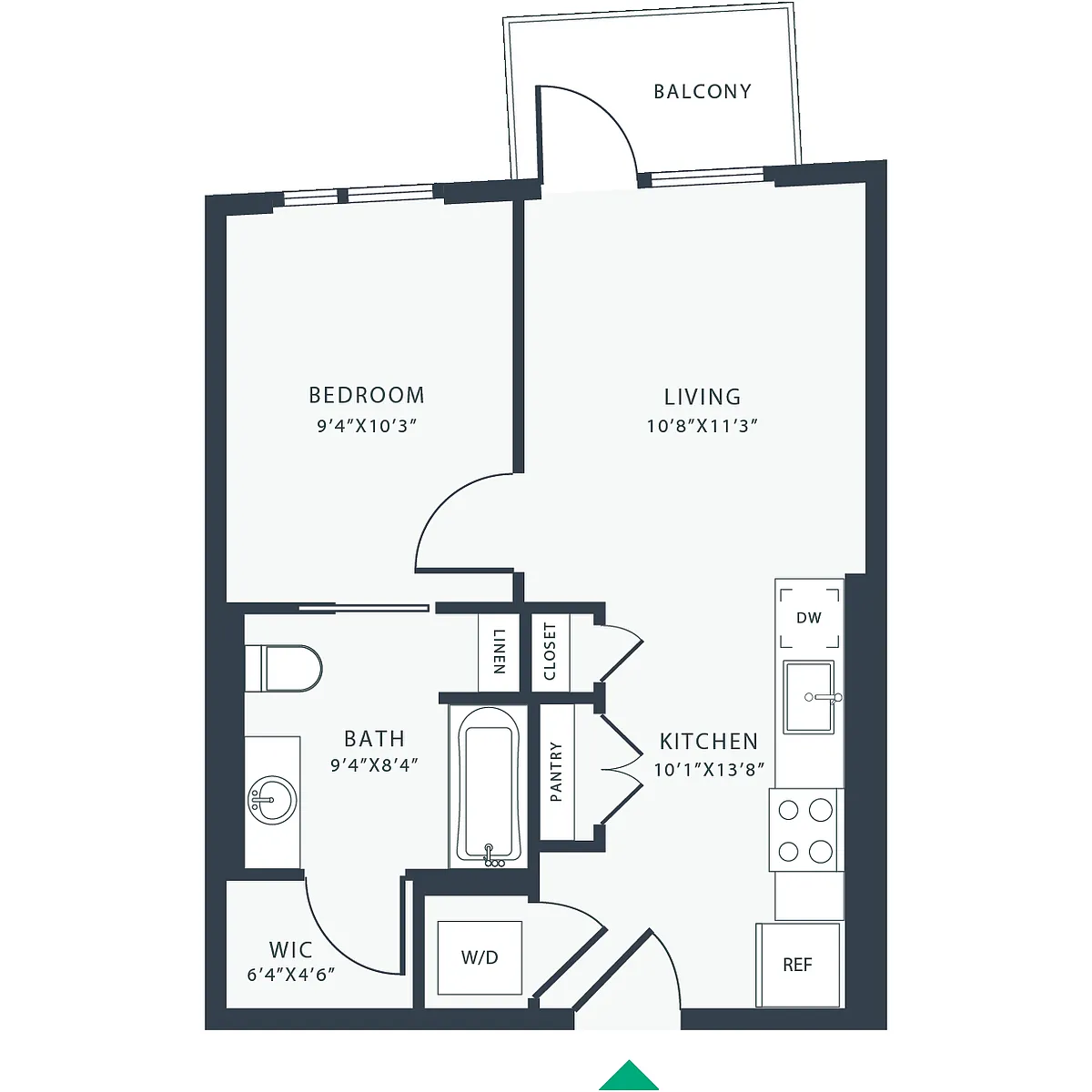 Floor plan A1-ALT 1