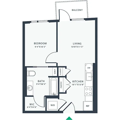 Floor plan A1-ALT 1