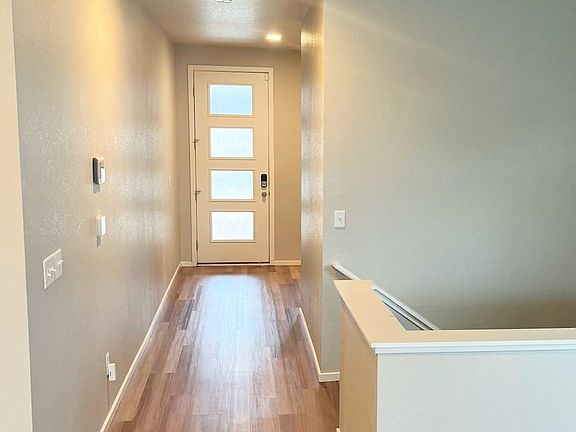 Front hall leading to front door