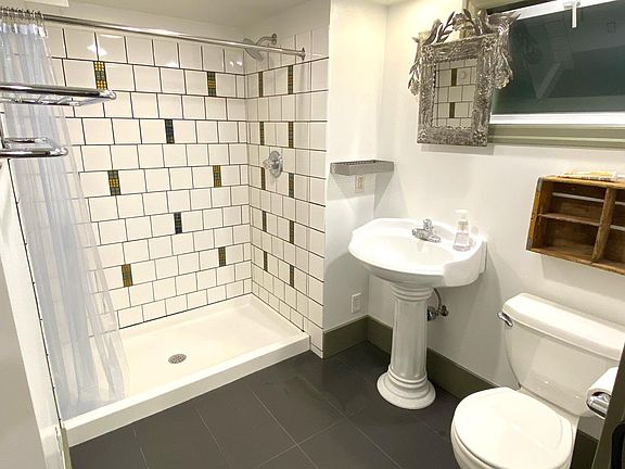 Bathroom: large shower with great water pressure.