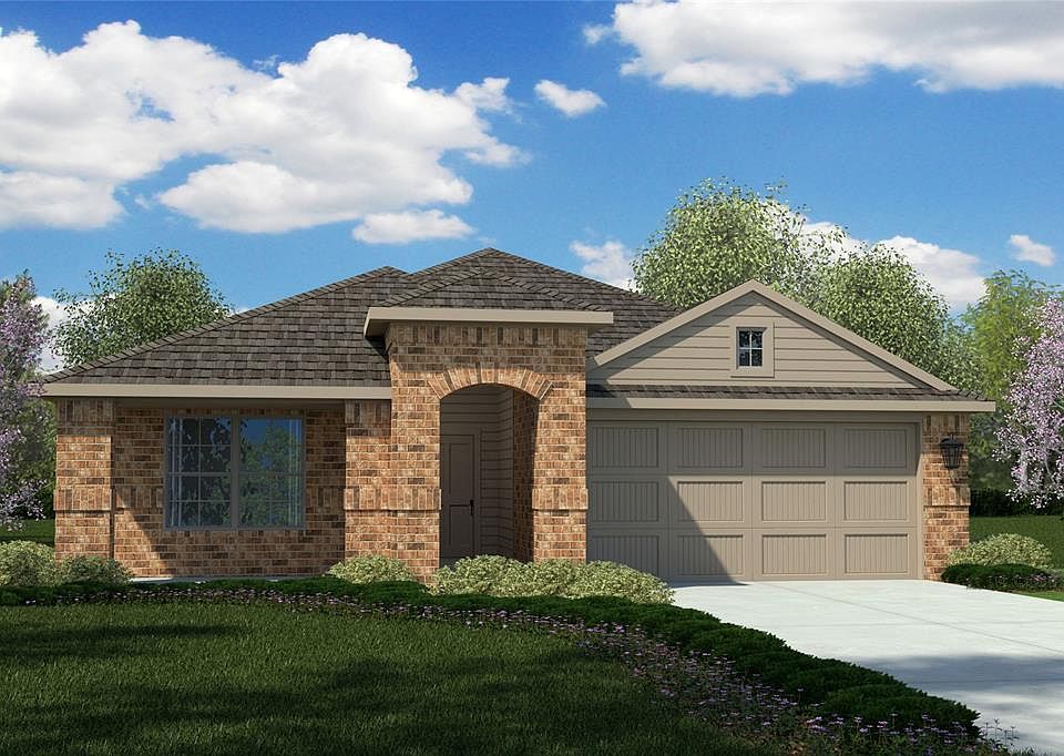 Front Elevation - D.R. Horton''s Elgin floorplan, elevation C - All Home and community information, including pricing, included features, terms, availability and amenities, are subject to change at any time without notice or obligation. All Drawings, pictures, photographs, video, square footages, floor plans, elevations, features, colors and sizes are approximate for illustration purposes only and will vary from the homes as built.