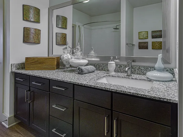 En-Suite Bathrooms with Granite Countertops