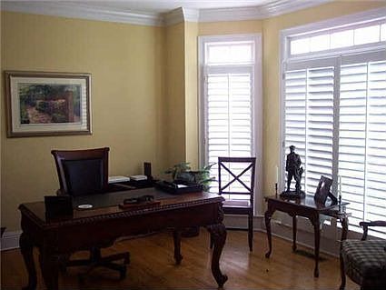 Handsome office/living room.