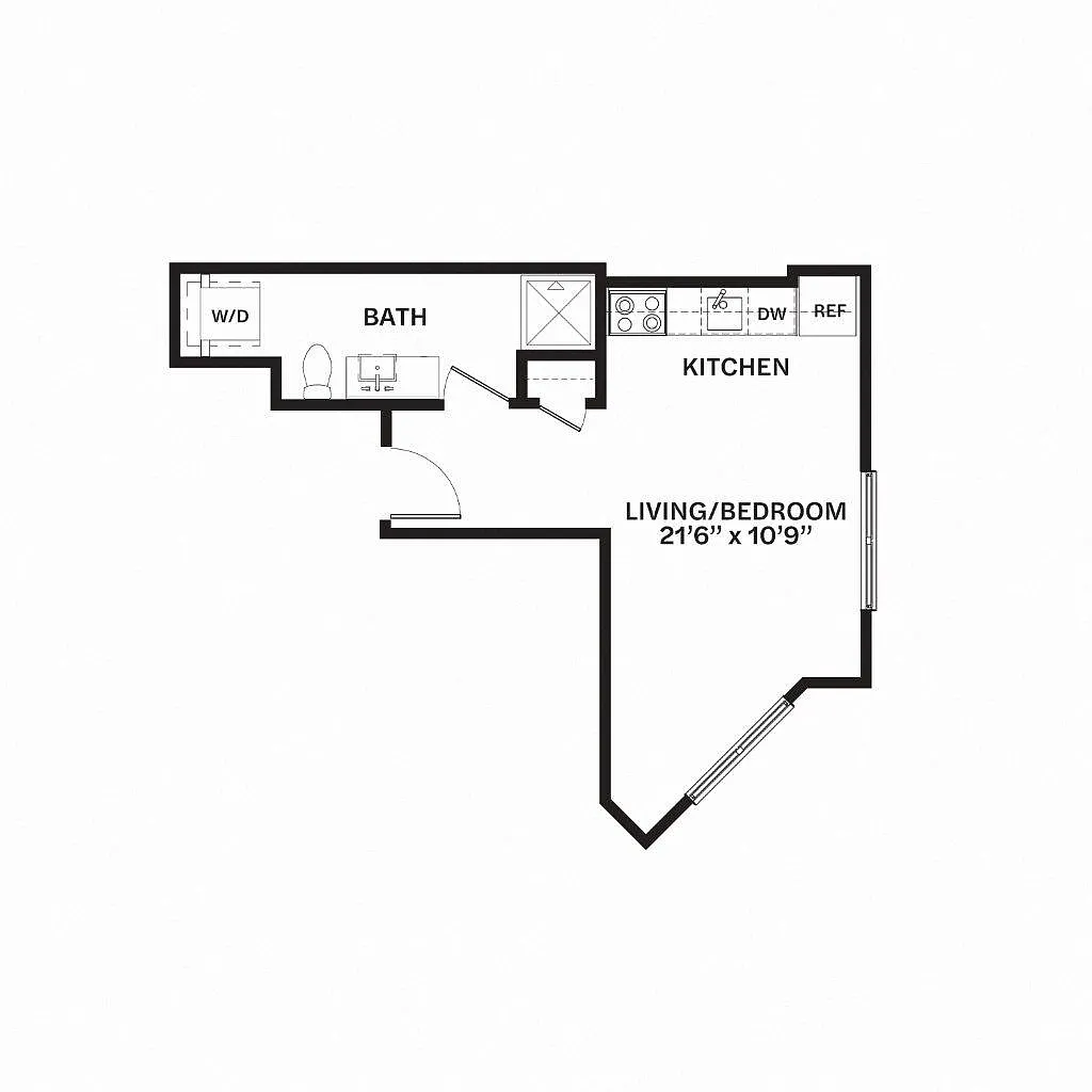 Floor plan Studio A3