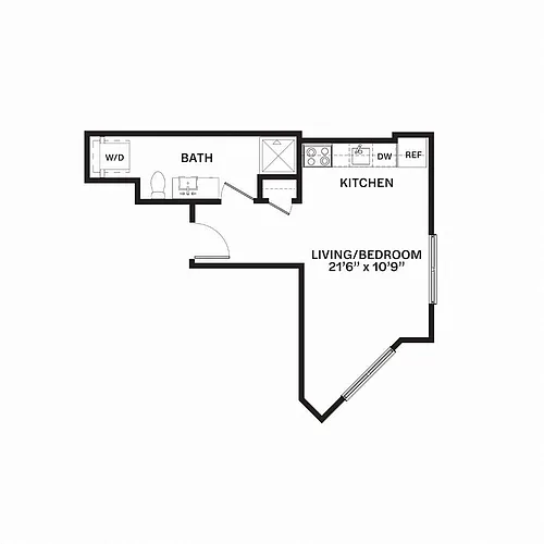 Floor plan Studio A3