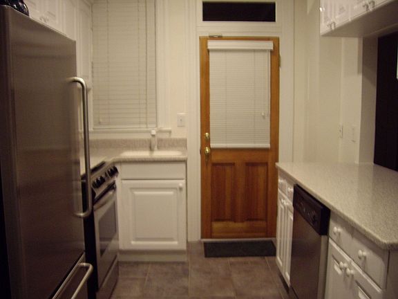 kitchen and back door