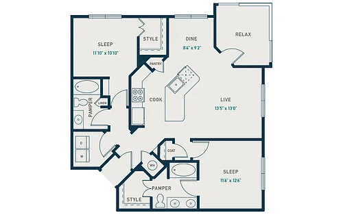 Floor plan B3