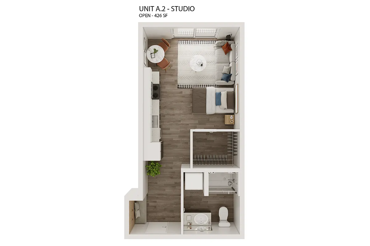 Floor plan Studio