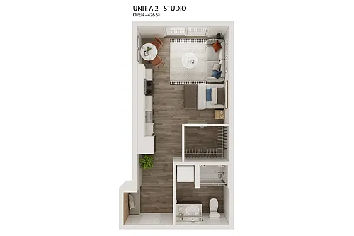 Floor plan Studio