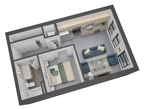 Floor plan Fulton