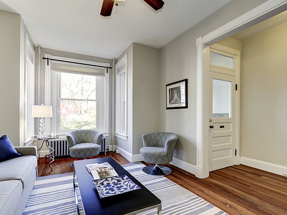 Living room and foyer