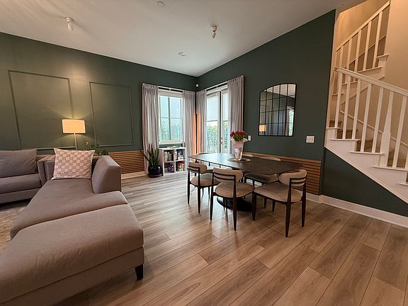 Dining area with Living room