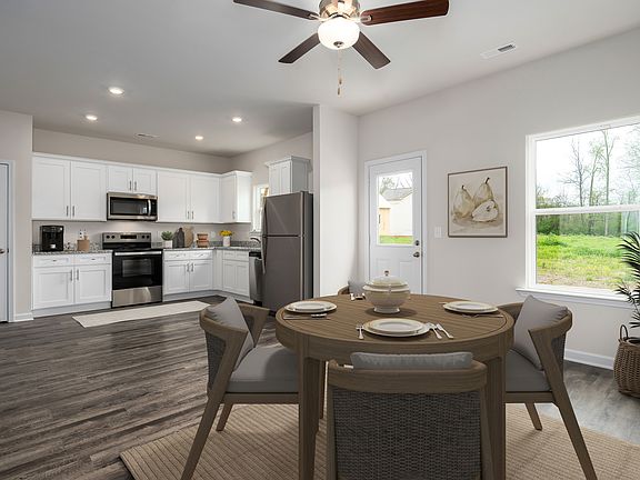 Enjoy a family meal in the kitchen