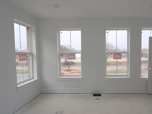 Master bedroom under construction with partial finishes