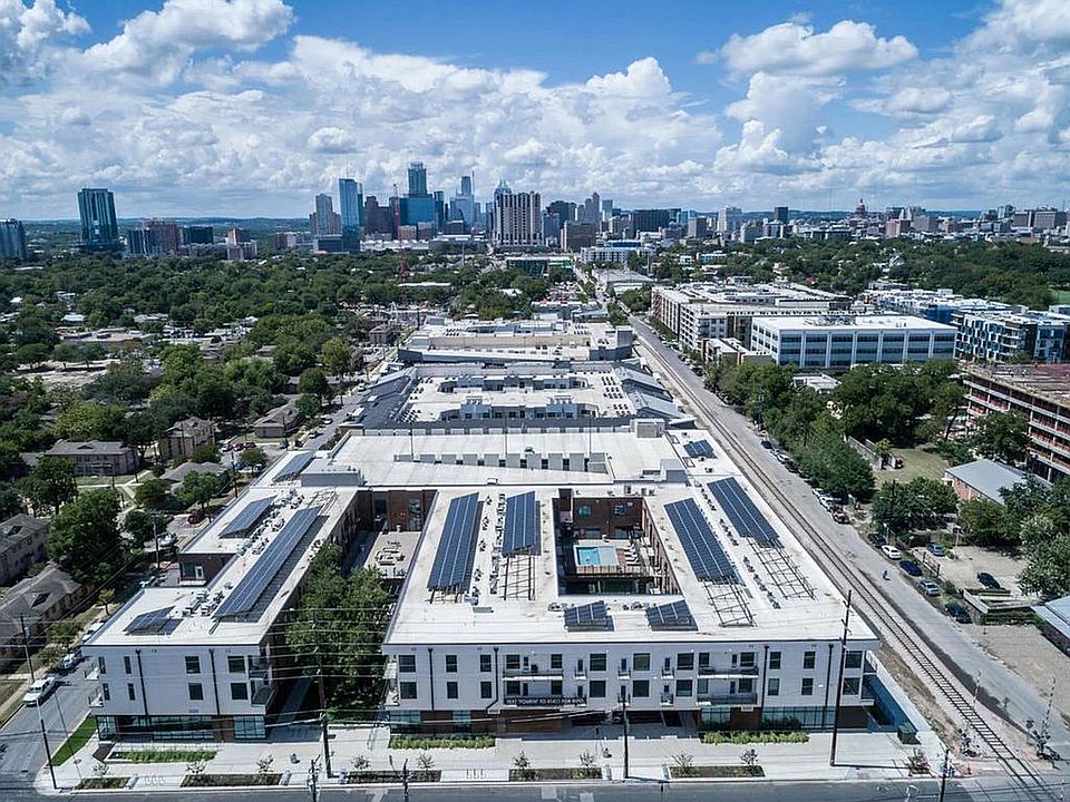 Aerial downtown view