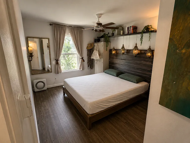 Master Bedroom with attached Bathroom (tub)