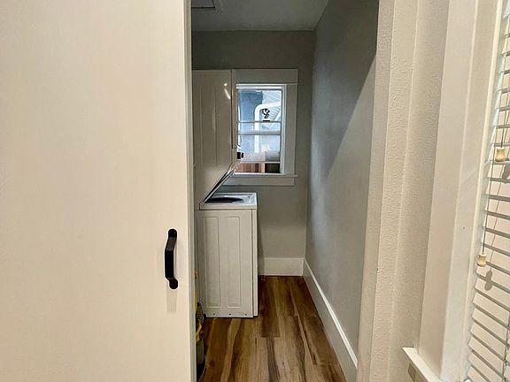 Laundry room inside house