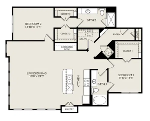 Floor plan B13