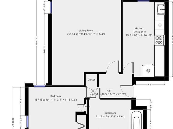 2nd image of 7 Trumbull St Ste 3