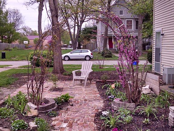 View from duplex, looking towards  street