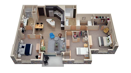 Floor plan D1