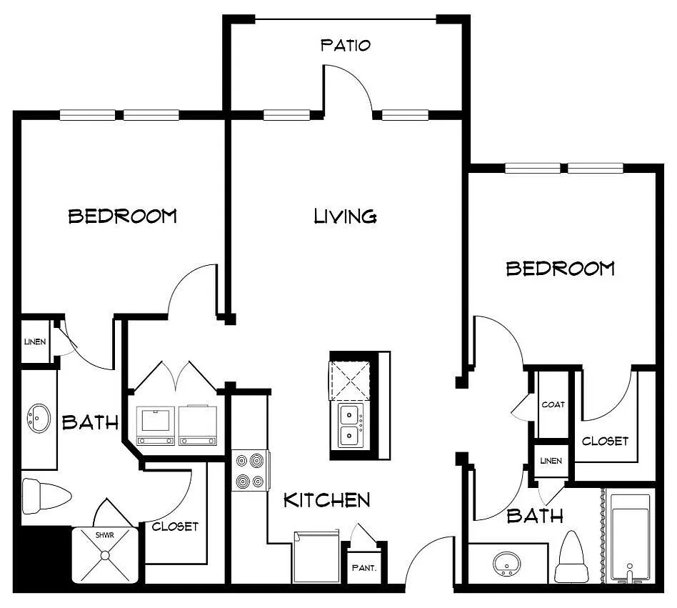 Floor plan B1P1