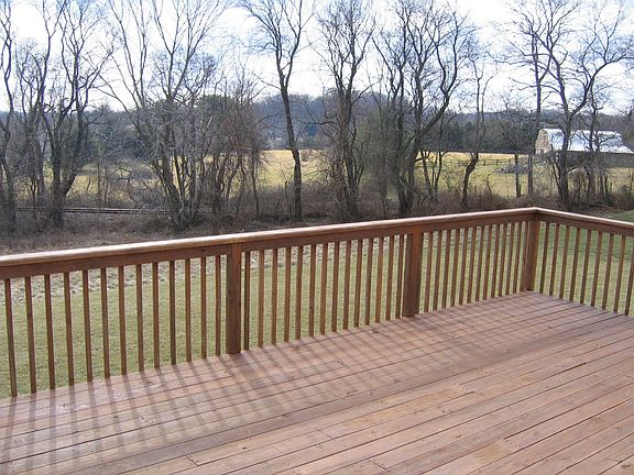 View from rear deck