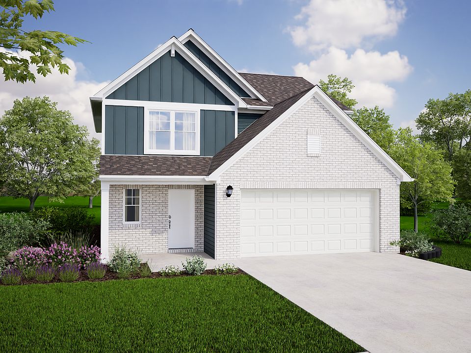 Elevation D - Shown with Brick Option C