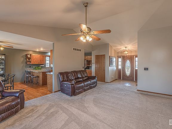 living room with Foyer View