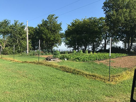 Garden with deer fencing