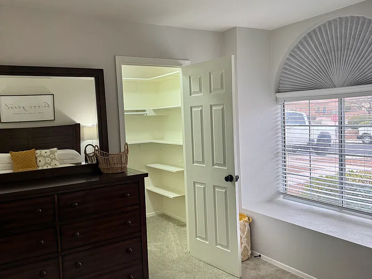 Front bedroom walk in closet.