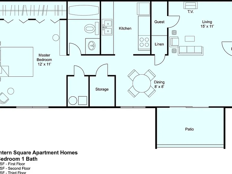 Lantern Square Apartments Spacious 1, 2 & 3 Bedrooms — Photo 23