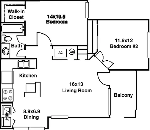 Floor plan 2A