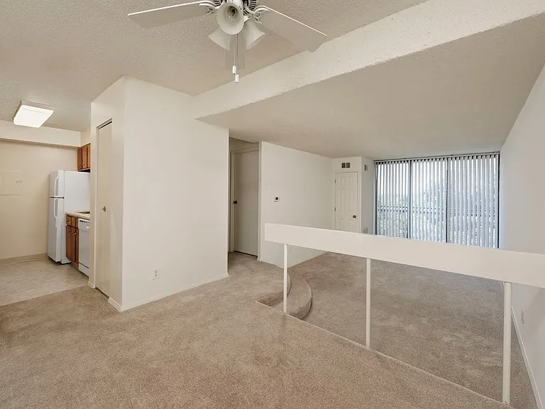 Classic kitchen, living, and dining area