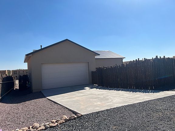 Back of house, 2 car garage