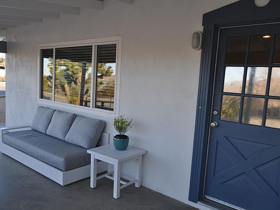 Large covered entry porch new exterior paint